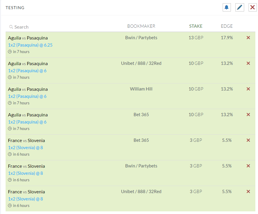 Trademate Sports Value Betting Software Finder (Arbitrage Value Bet)